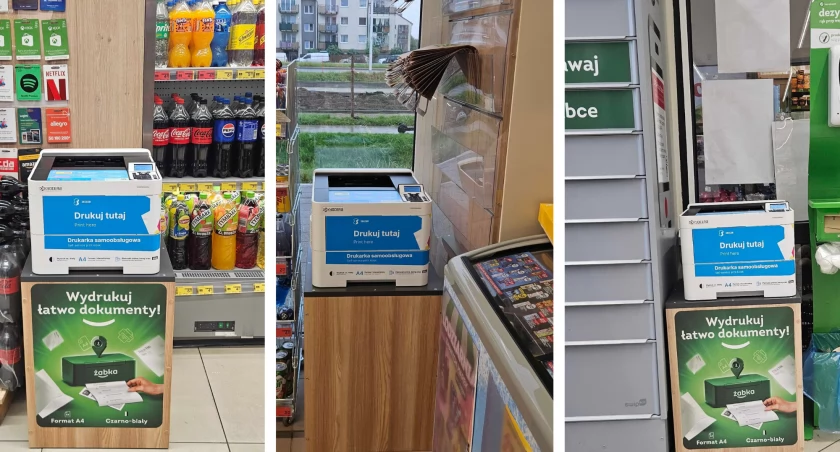Żabka wprowadziła nową usługę. To wydruki z drukarki / fot. materiały prasowe
