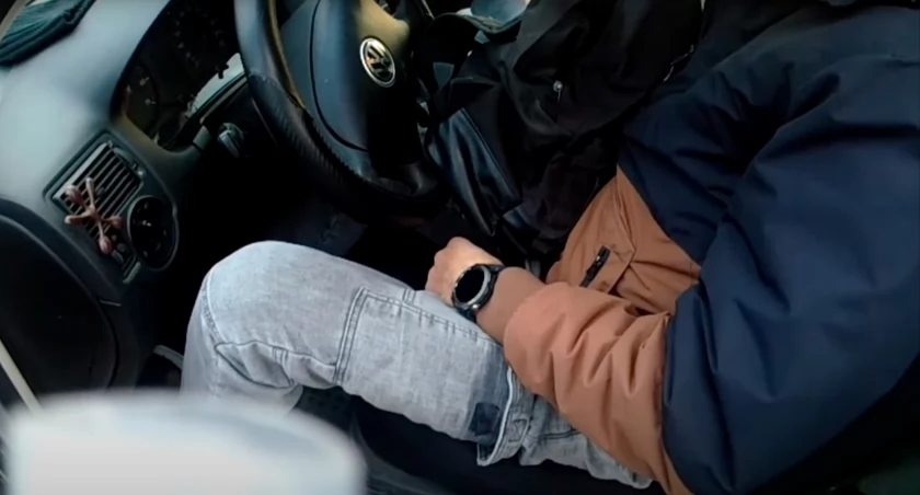 Ukrainiec z fałszywym prawej jazdy zatrzymany. fot. Policja