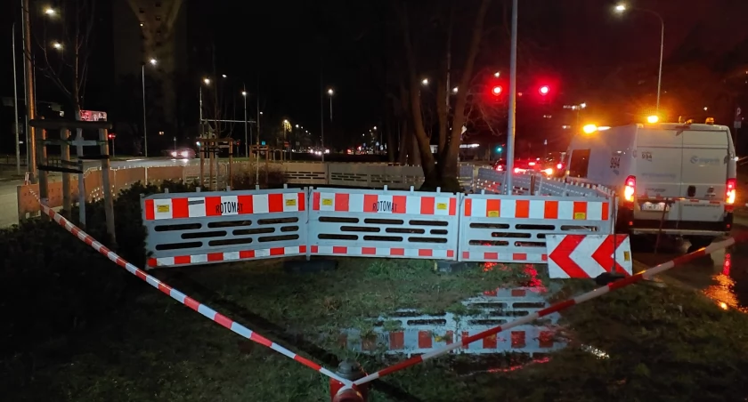 Awaria wodociągowa we Wrocławiu / fot. MPWIK