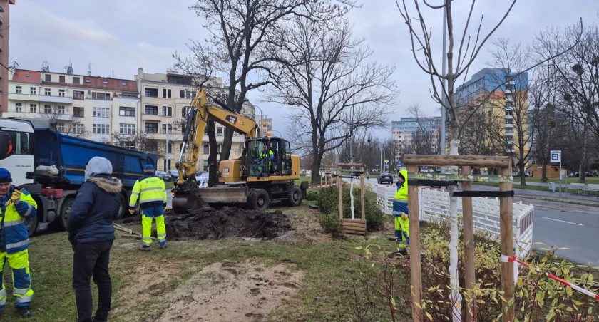 Awaria wodociągowa przy ul. Zaporoskiej / fot. MPWiK