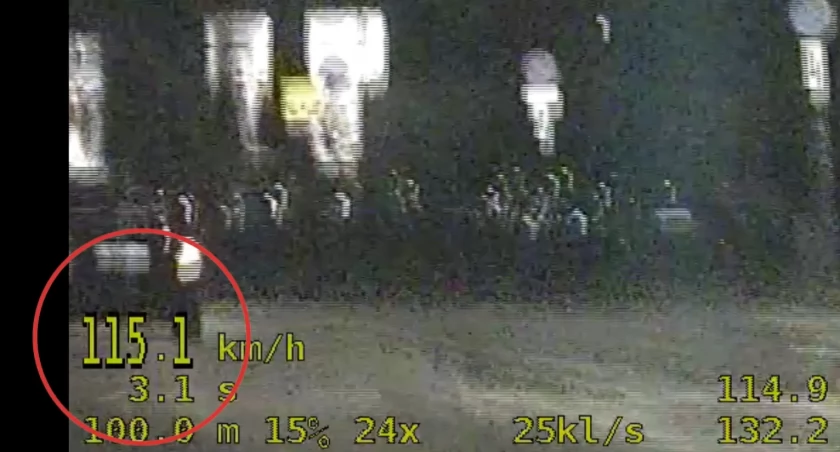 Kadr z policyjnego nagrania/KMP Wrocław 