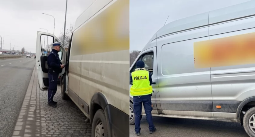 Kontrola kurierów we Wrocławiu. Zatrzymani pod wpływem narkotyków i poszukiwani fot. KMP we Wrocławiu 