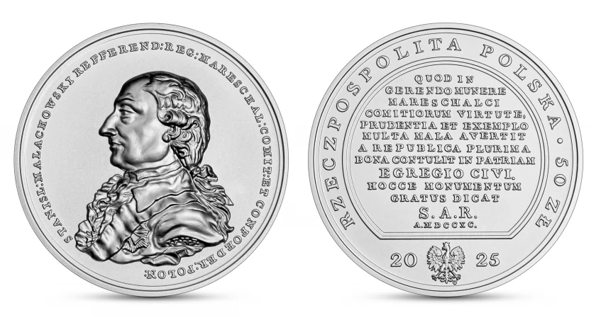 Tak wygląda kolekcjonerska moneta o nominale 50 złotych / fot. Narodowy Bank Polski