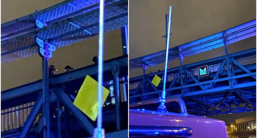 Alarm na moście ogłoszono o 2.15 w nocy / fot. WOPR Dolnośląskie
