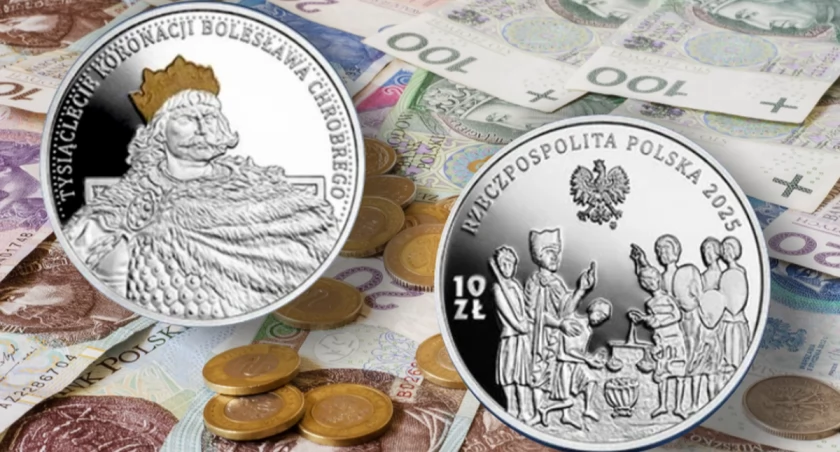 Nowe monety 10 złotych zostaną wydane z okazji tysiąclecia koronacji Bolesława Chrobrego / fot. NBP / Adobe Stock