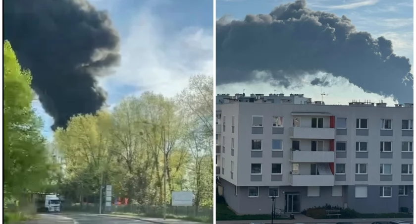 Pożar w Brzegu Dolnym / fot. Facebook / Brzeg Dolny / Kurier Gmin
