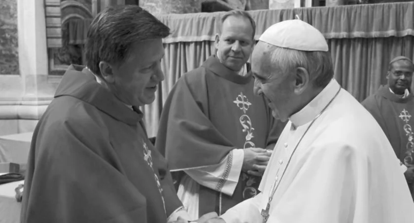 Metropolita wrocławski Józef Kupny i papież Franciszek / fot. archiwum kurii
