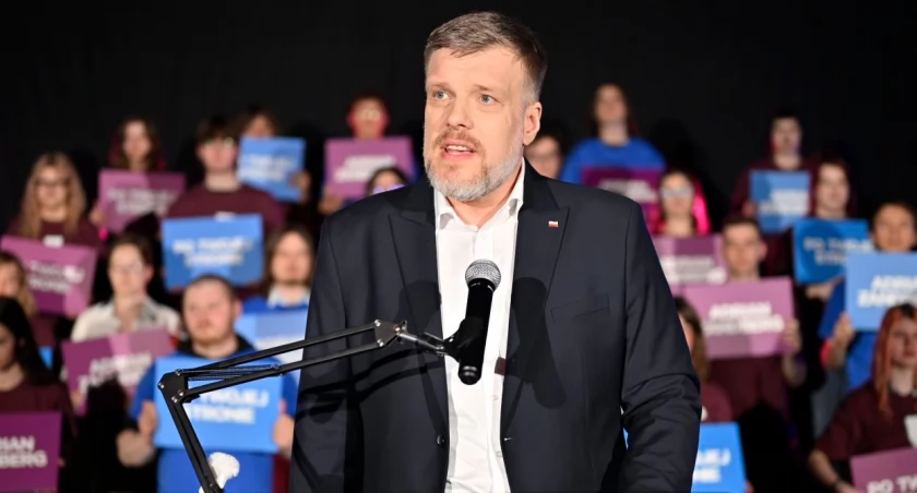 Prawybory we wrocławskim liceum wygrał Adrian Zandberg / fot. FB Adrian Zandberg