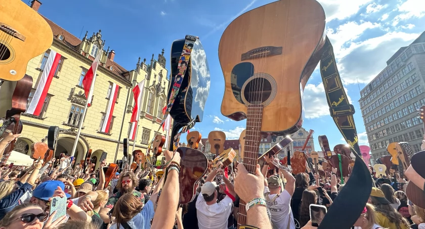 We Wrocławiu padł nowy Gitarowy Rekord Świata / fot. Jakub Jurek