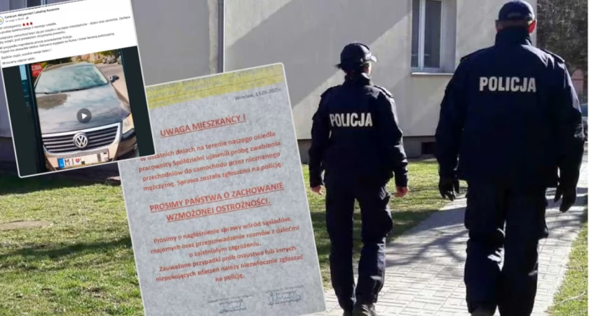 Podejrzany mężczyzna ma się poruszać volkswagenem na słowackich tablicach