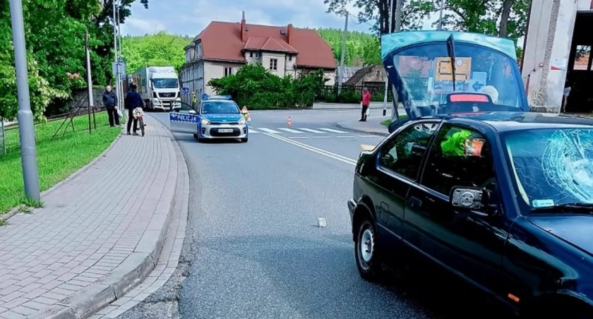Śmiertelny wypadek na pasach w Złotym Stoku / fot. KWP Wrocław