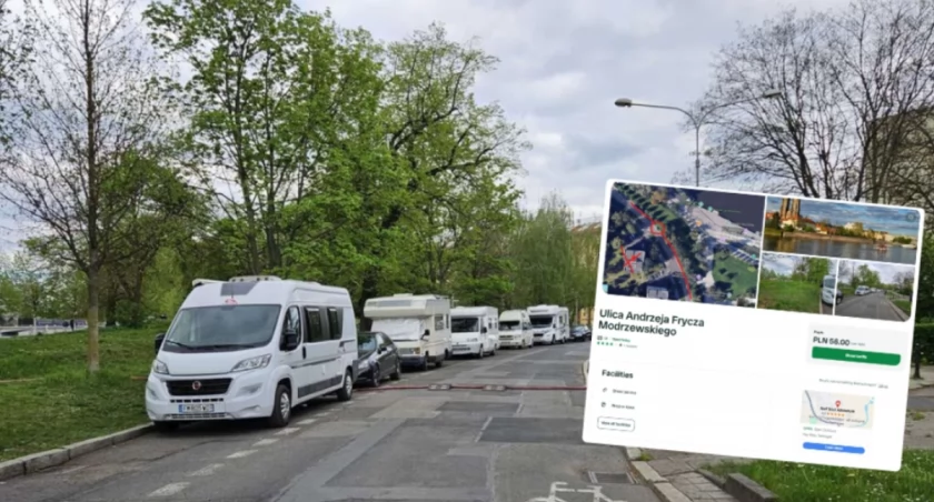 Dziki camping w centrum Wrocławia zagraniczni turyści polecają sobie w internecie / fot. Campercontact
