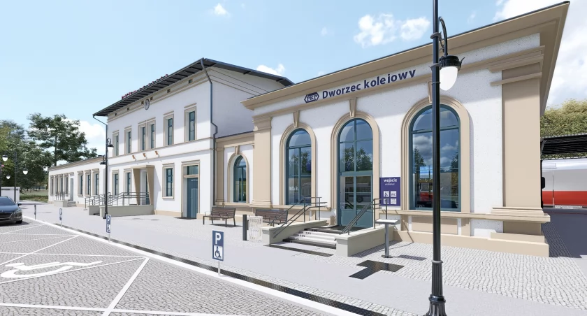 Tak ma wyglądać dworzec w Oławie / PKP SA