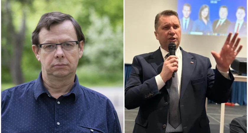 Marcin Rybak i Przemysław Czarnek / fot. Agora / Facebook Przemysław Czarnek