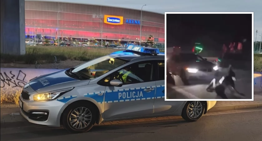 fot. Policja Wrocław;screen X/bandyci drogowi  