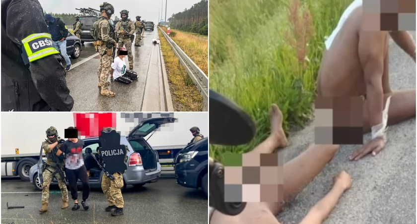 Akcja zatrzymania porywaczy / fot. CBŚP