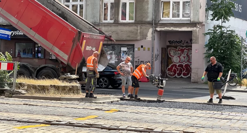 Remont Dubois i Pomorskiej, fot. Jakub Jurek