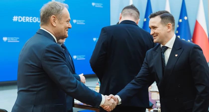 fot. Facebook. Czy czeka nas pożegnanie Michała Jarosa z Donaldem Tuskiem?