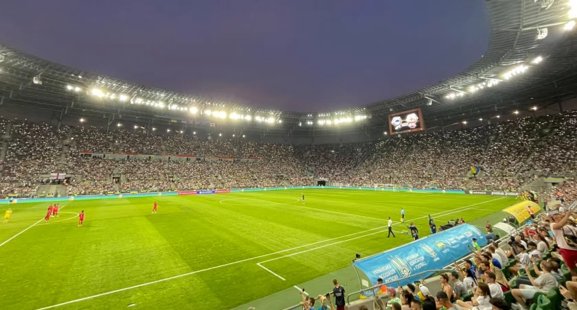 fot. Tarczyński Arena/W 2023 roku we Wrocławiu odbył się mecz Ukraina - Anglia  