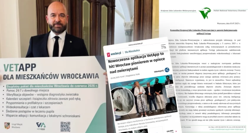 Wrocław udostępnił estońską aplikację jako jedyne miasto w Polsce. Reakcja weterynarzy była szybka / fot. Facebook Jacek Sutryk / KiL-W / Wroclaw.pl