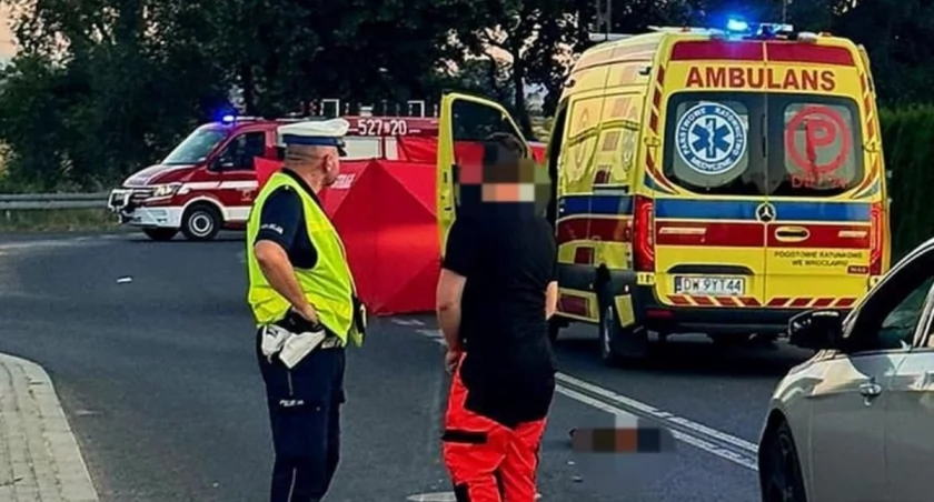 Do wypadku doszło we wtorek wieczorem pod Oławą / fot. KPP Oława