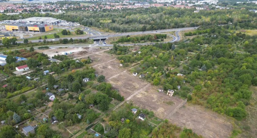 Tak wygląda dziś plac budowy ostatniego odcinka obwodnicy / fot. Jakub Jurek 