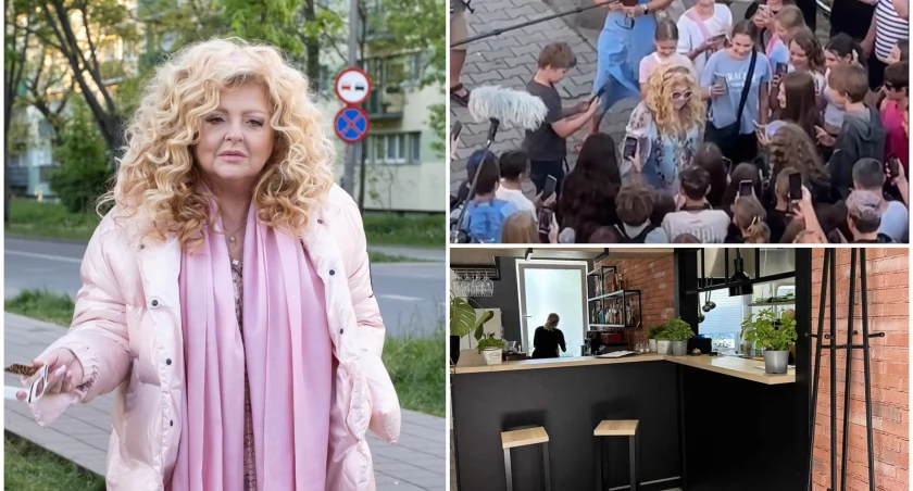 Magda Gessler robi Kuchenne Rewolucje w Bistro Zapętlone na Kozanowie / fot. Jakub Jurek / x-news / tiktok/wiktor_unton