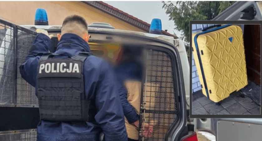 Pozostawiony bagaż postawił na nogi służby w dwóch miastach. Wstrzymano ruch pociągów. FOT. LUBUSKA POLICJA