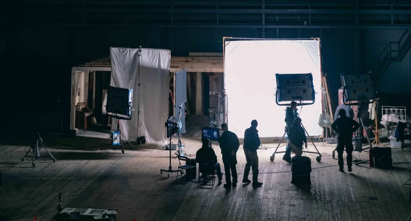 Fot. Antonina Popiel, plan filmowy 