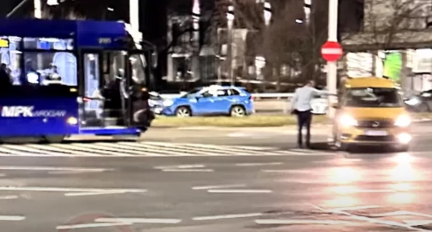 Do zdarzenia doszło w styczniu na placu Strzegomskim / fot. kadr Stop Cham