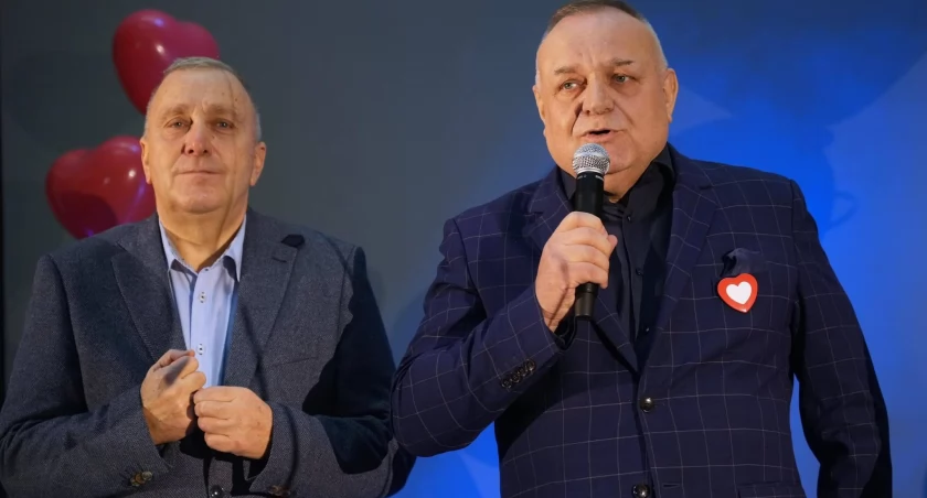 fot. Facebook. Jarosław Duda (z prawej) i Grzegorz Schetyna. 