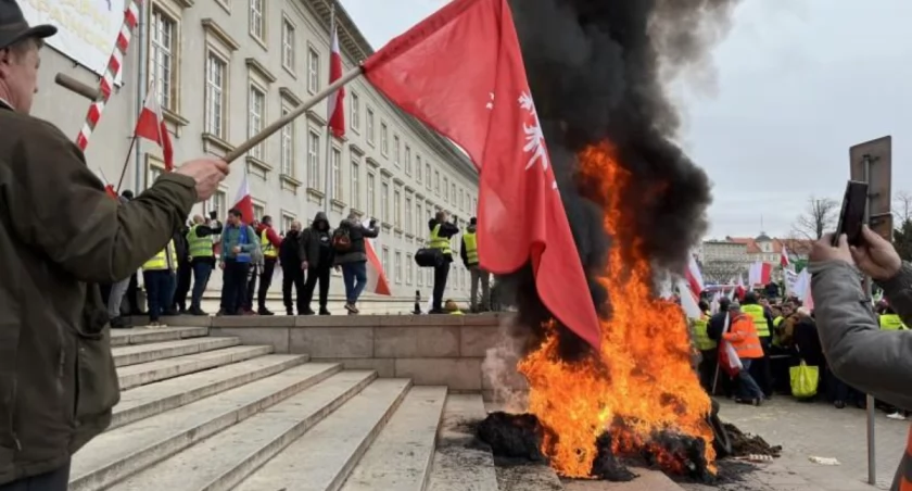 Tak wyglądał strajk rolników we Wrocławiu przed dwoma laty
