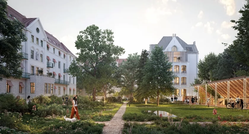 Traugutta nad Oławą / fot. Wizualizacja OKRE Development 