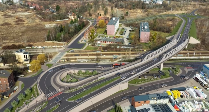 Wstępny projekt wiaduktu przy Alei Poprzecznej we Wrocławiu / Wizualizacja: UM Wrocławia