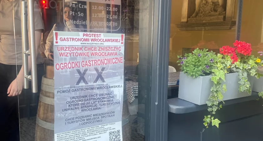Protest restauratorów we Wrocławiu / fot. Karolina Kozakiewicz