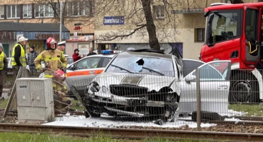 Wypadek na Legnickiej / fot. Askaniusz Polcyn