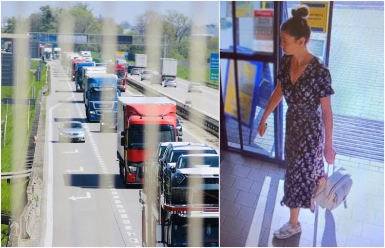 fot. To wizerunek kobiety w dniu zaginięcia. Nagrały ją sklepowe kamery