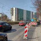 Remont nawierzchni sparaliżował ruch na alei Hallera we Wrocławiu.  Autor: Andrzej...