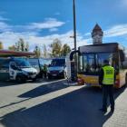 Kontrola autobusów - 20.10.  Autor: WITD Wrocław