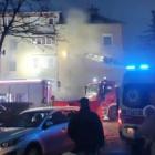 Pożar na Pilczycach. Trwa dogaszanie budynku. Jedna osoba ranna  Autor: Czytelniczka