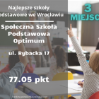  Zobacz kolejne wrocławskie szkoły z najlepszymi miejscami w rankingu podstawówek...
