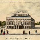 Rok 1842. Budynek Teatru we Wrocławiu.  Autor: fotopolska.eu