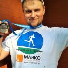 Paweł Prochowski zadebiutował w maratonie z czasem 4:57:20.  Autor: wolnebieganie.com