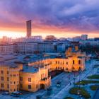 Dworzec Główny PKP  Autor: Jakub Migdałek - Fotografia z drona