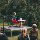 Anna Dziewit-Meller podczas Europejskiej Nocy Literatury w 2020 roku  Autor: Jerzy Wypych