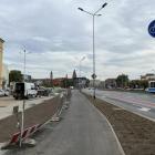 Nowa droga rowerowa przy pl. Jana Pawła II  Autor: Wrocławskie Inwestycje