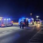 Do wypadku doszło 19 maja wieczorem tuż za Siechnicami  Autor: KMPSP Wrocław