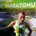 Przemysław Dąbrowski, pierwszy Polak na mecie tegorocznego maratonu  Autor: prochu