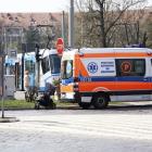 Wypadek przy Powstańców Śląskich  Autor: Magda Pasiewicz