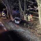 Wypadek wydarzył się na drodze gminnej w okolicy miejscowości Długołęka pod Wrocławiem...